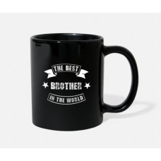 The Best Brother In The World Black Mugs